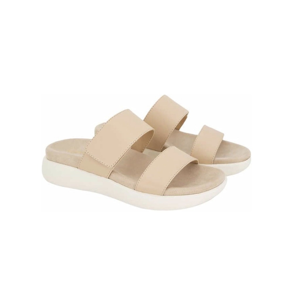 Kensie Jipsy Women Slides Sandal Shoes Nude Tan Synthetic Size 8 US